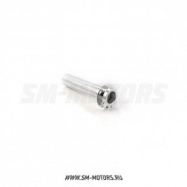 Ручка газа SM-PARTS (алюминий) с подшипником KTM SX-F250/450 04-15 HUSQ FC250/450 14-15 серебристый